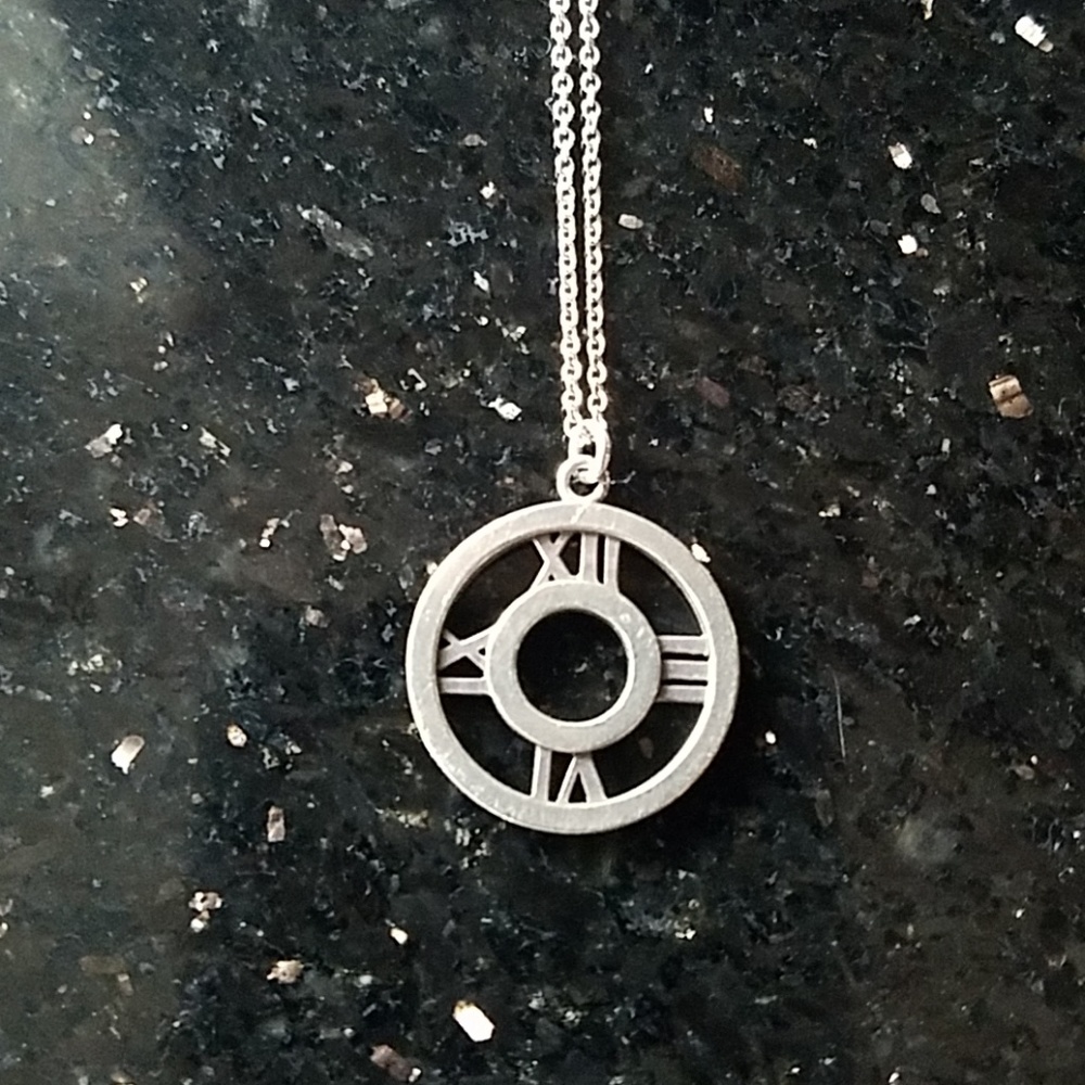 Tiffany Sterling Silver Atlas Open Pendant